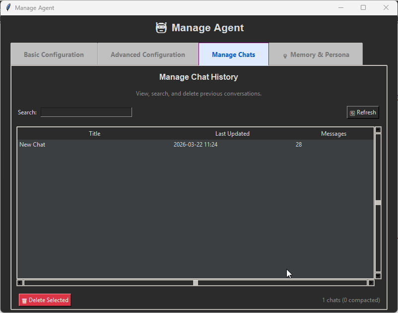 Chat Manager Interface