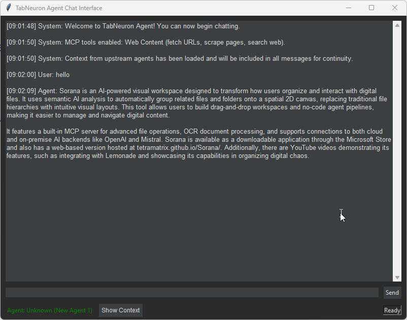 TabNeuron Visual Canvas Workspace